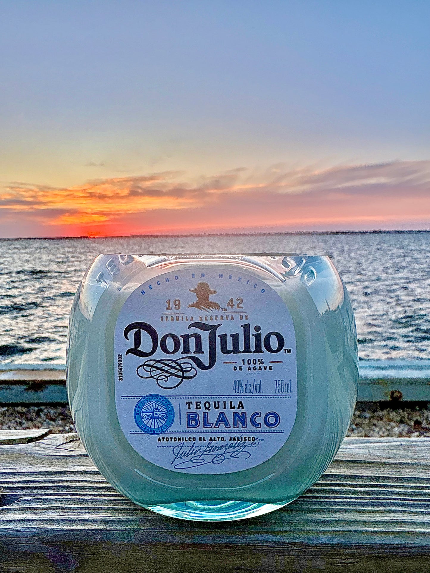 Agave Abyss Don Julio Blanco - Handmade & Upcycled Soy Wax Candle