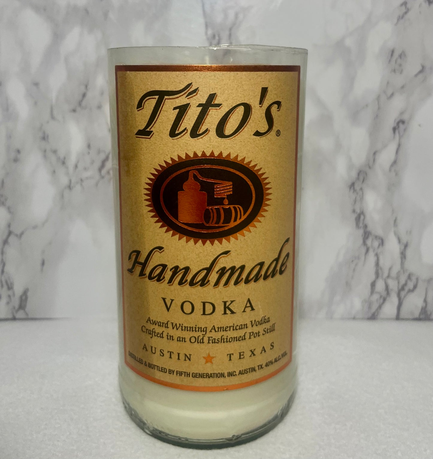 Large Titos Candle
