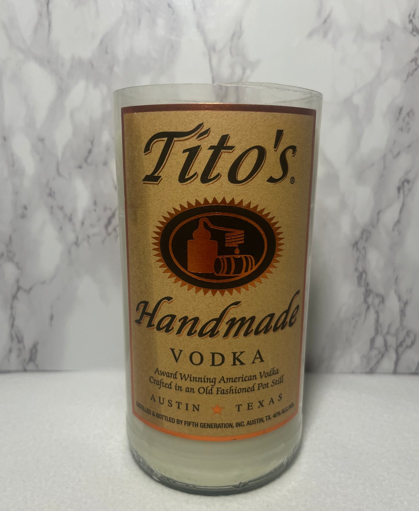 Large Titos Candle