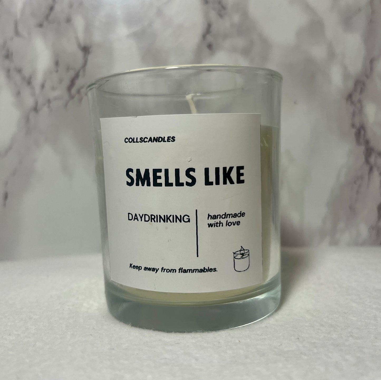 Smells Like Daydrinking Small Candle