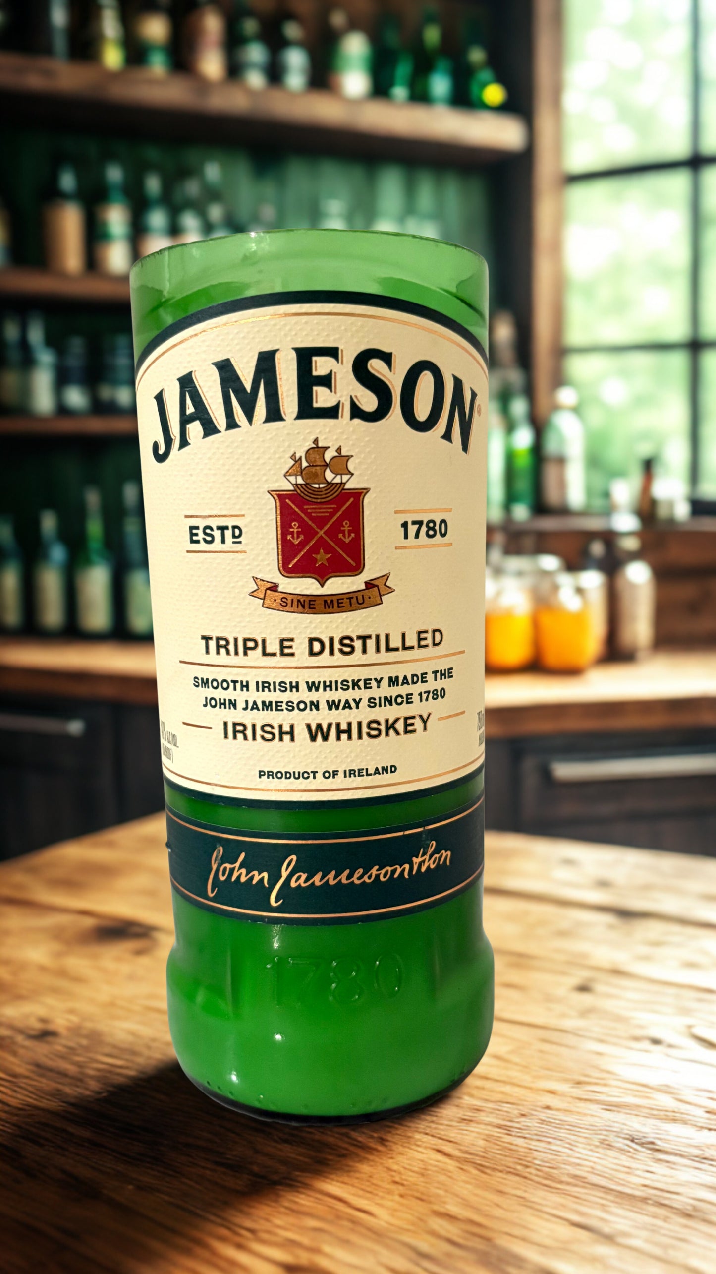 IRISH SANDALWOOD - Handmade & Upcycled Soy Wax Candle