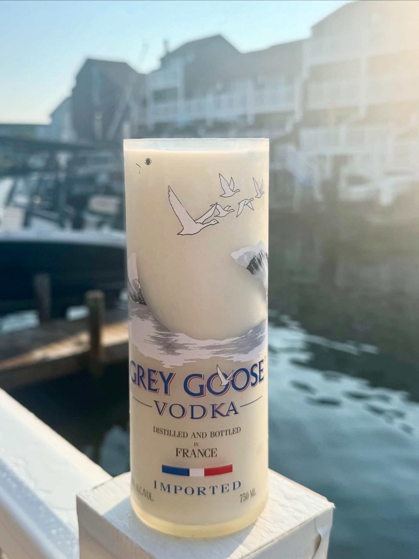 GREY GOOSE - Handmade & Upcycled Soy Wax Candle