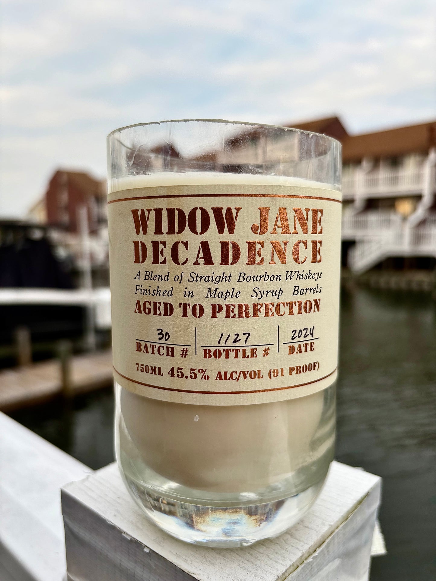 Decadent Dusk / Widow Jane Decadence - Handmade & Upcycled Soy Wax Candle