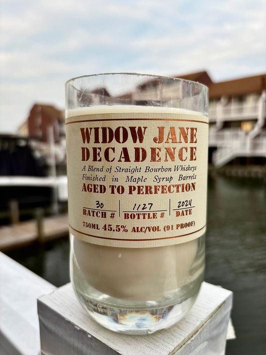 Decadent Dusk / Widow Jane Decadence - Handmade & Upcycled Soy Wax Candle