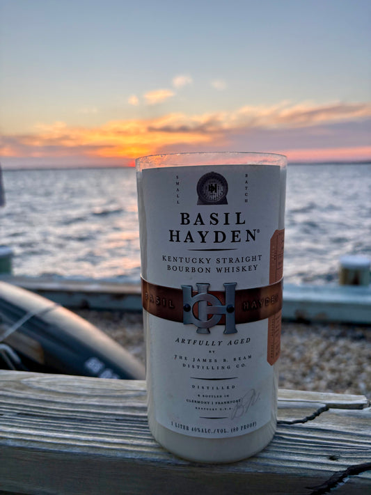 Hayden's After Dark / Basil Hayden - Handmade & Upcycled Soy Wax Candle
