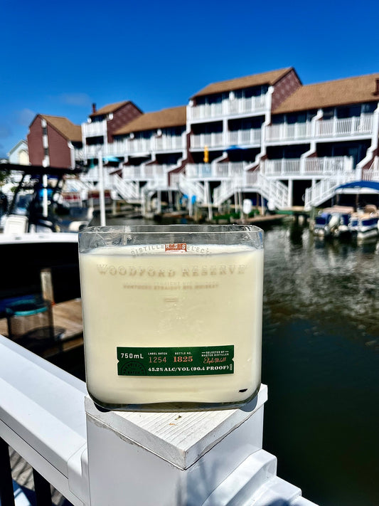 Derby Daze / Woodford Reserve - Handmade & Upcycled Soy Wax Candle