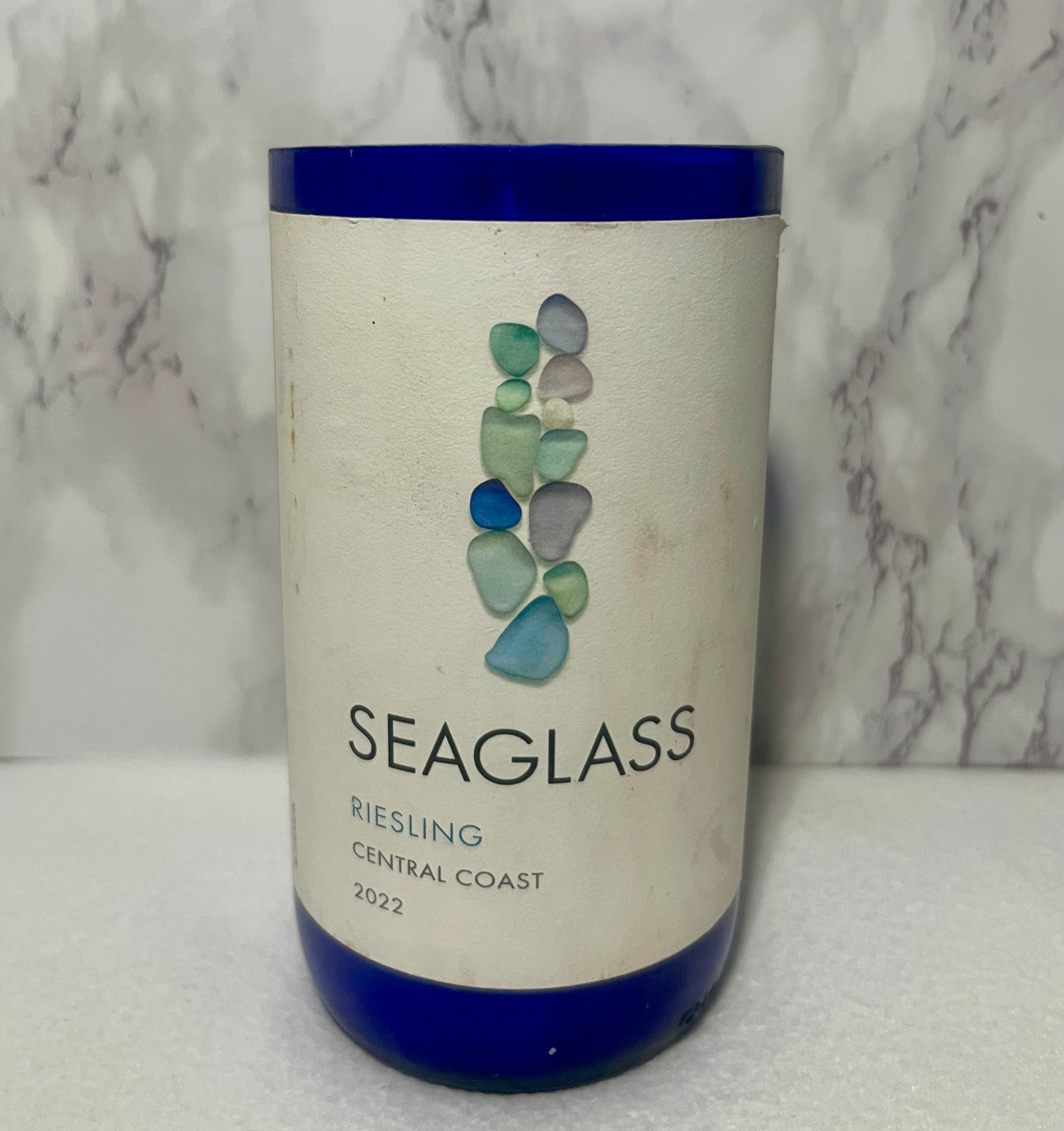 Riesling Reef Seaglass Small Candle