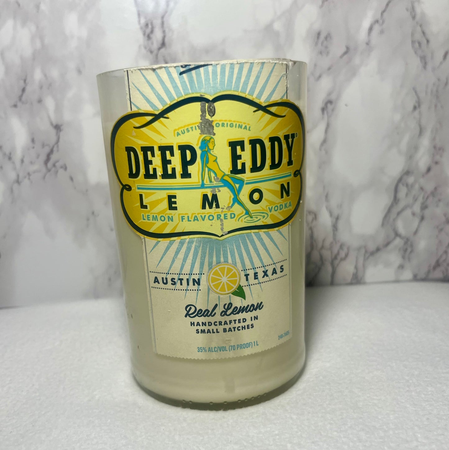 Squeeze the Day Deep Eddy Lemon Large Candle