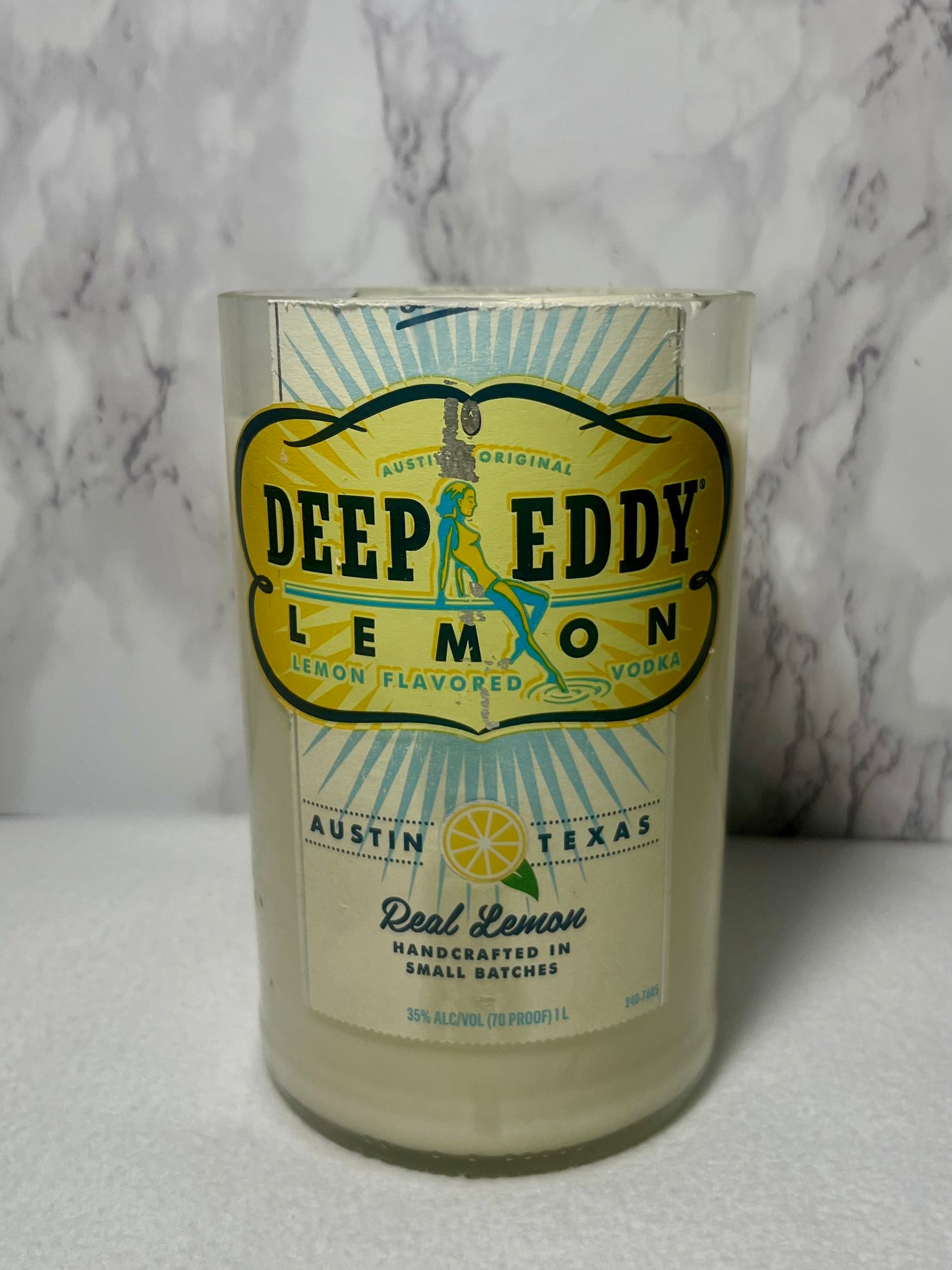 Squeeze the Day Deep Eddy Lemon Large Candle