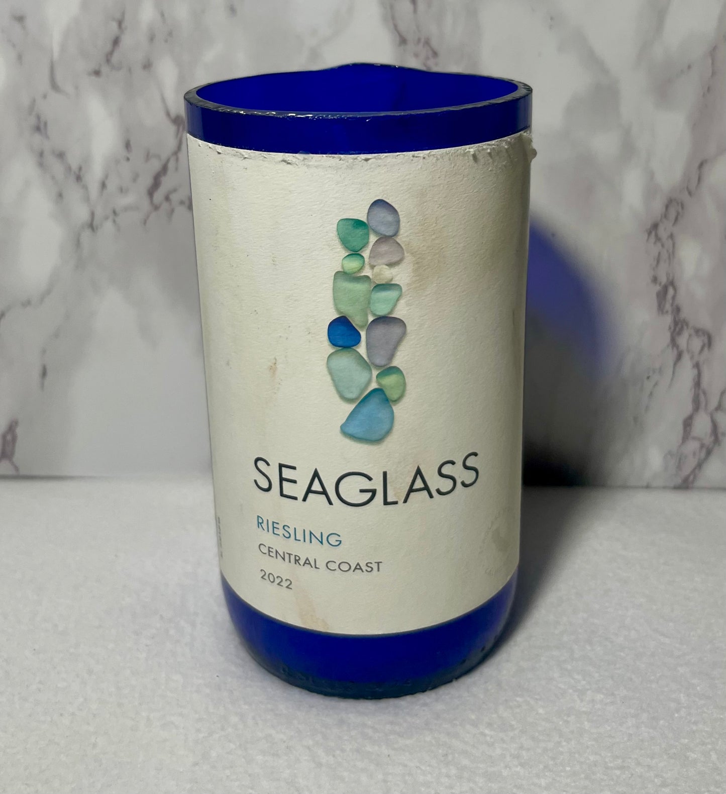 Riesling Reef Seaglass Small Candle